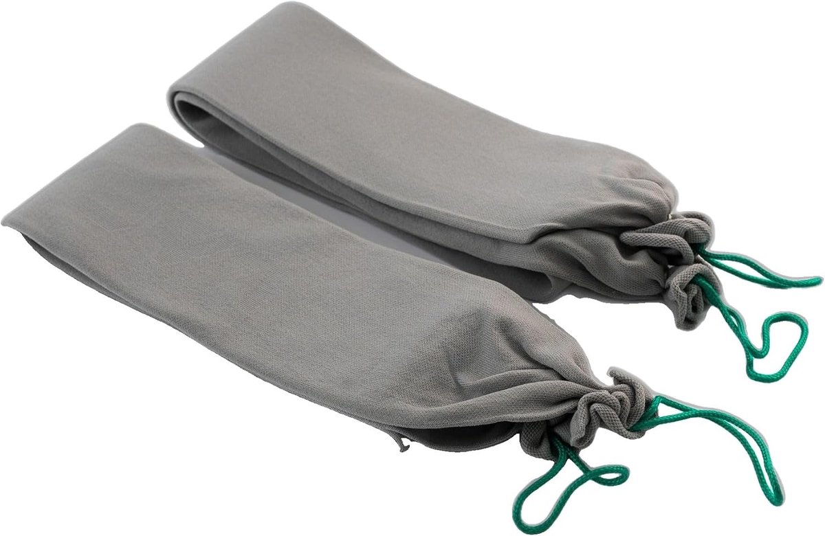 Zandzak-Alternatief, Watergeactiveerd, 120x10cm, 2x8L, Wegwerp | Watergeactiveerd, directe bescherming, superabsorberend: 8L als gel, zonder zand, touwlussen, wegwerp