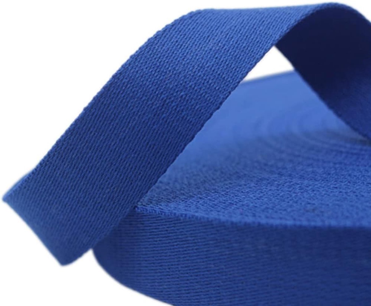 Katoenen biasband, naadband, 20 mm x 4,5 m, biaisband, keperband, katoenen band, textielband, visgraatband, wimpelband, twillband, geweven band voor kleermakers, doe-het-zelf naaien, knutselen