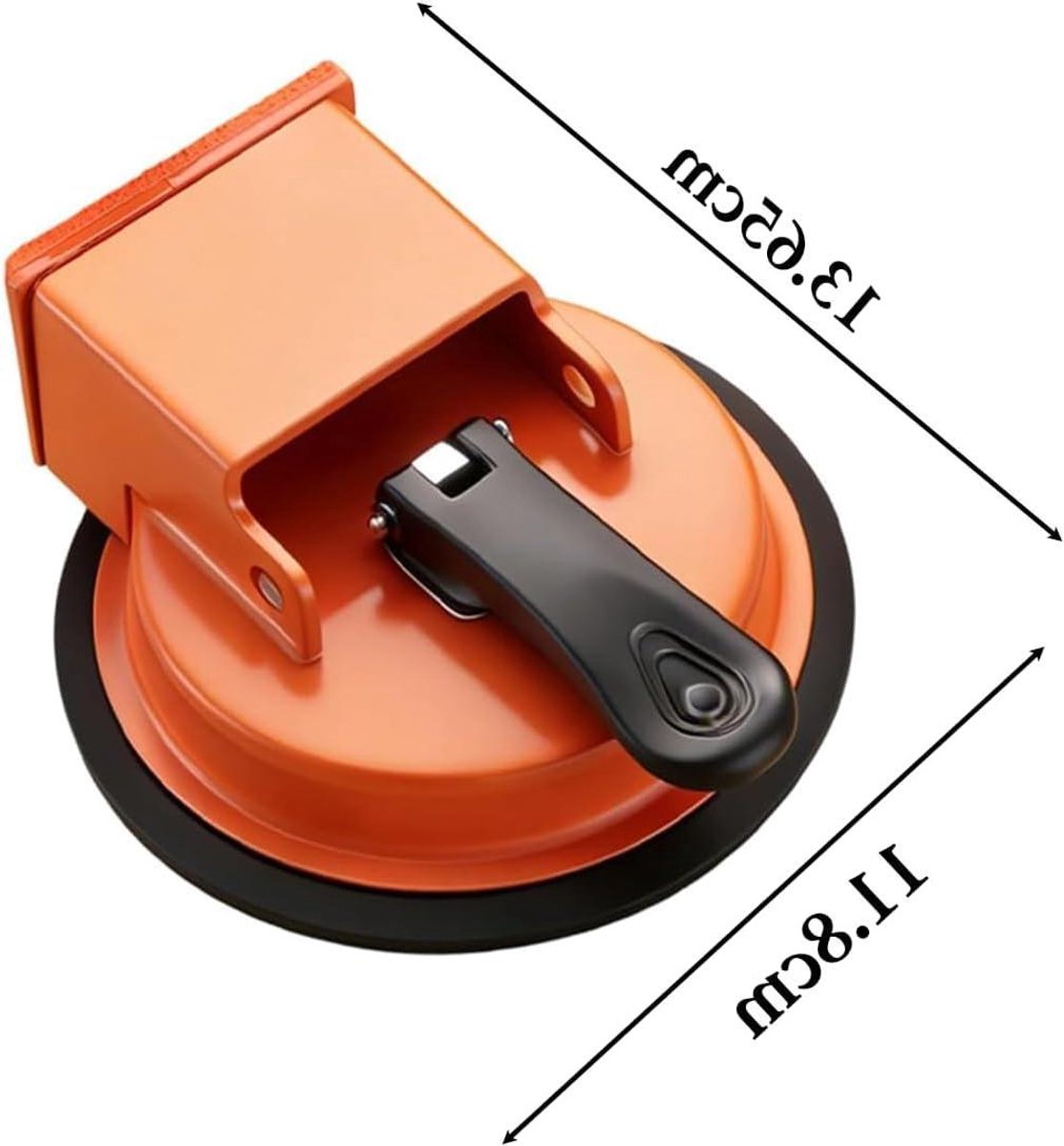 Vloer Zuignap Gereedschap - Laminaat Reparatie Tool - Vloeren Plaatsen - Hoge Houdkracht - 70 kg - Oranje