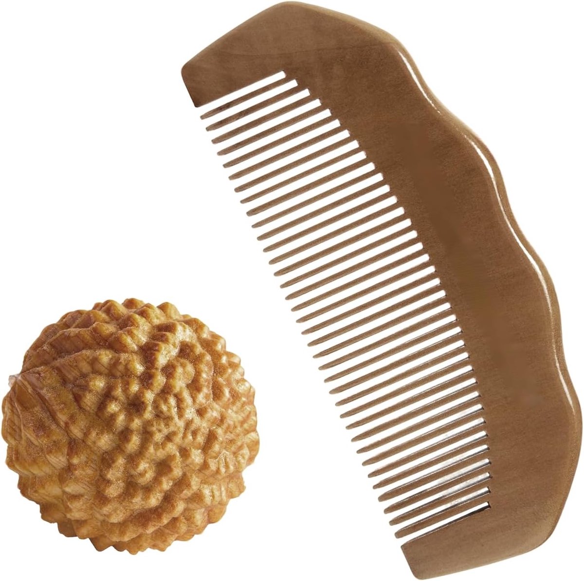 acupressuur massage bal set houten kam hout cadeau Voor zwangere