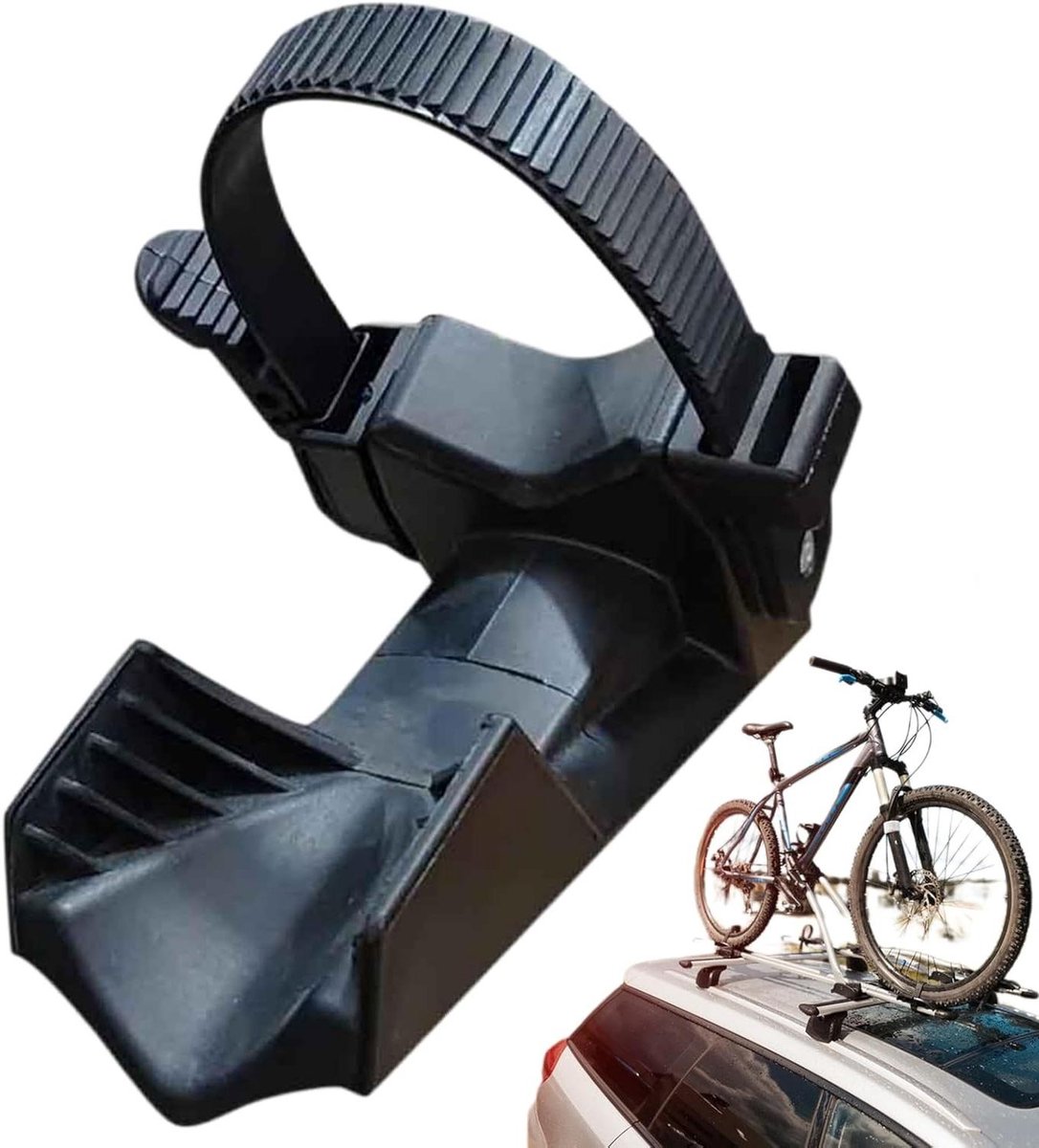 Fietsstopper - Wielhouder Fietsstandaard - Fiets Stabiliseren - Weerbestendig Materiaal - 19 x 16 x 12 cm - Zwart