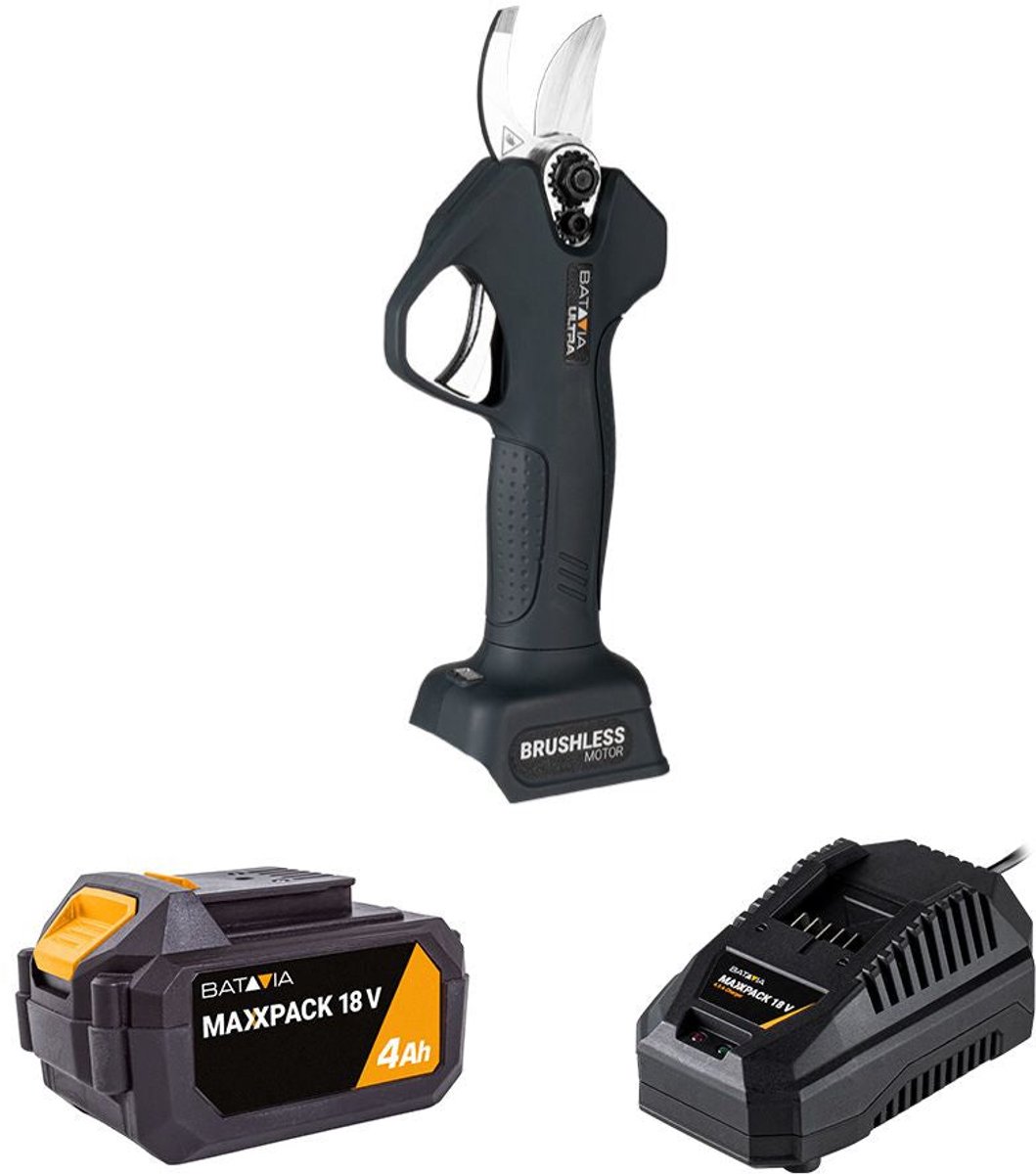 Batavia 18V Nexxcut Brushless Accu Takkenschaar 30 mm Incl. 4.0Ah Accu & Snellader
