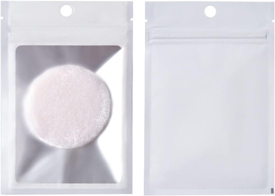 Mini Ritssluitingszakjes - Zelfsluitende Plastic Zakjes - Kleine Voorwerpen Organiseren - Luchtdichte Sluiting - 7x10CM - Zwart — afbeelding 3