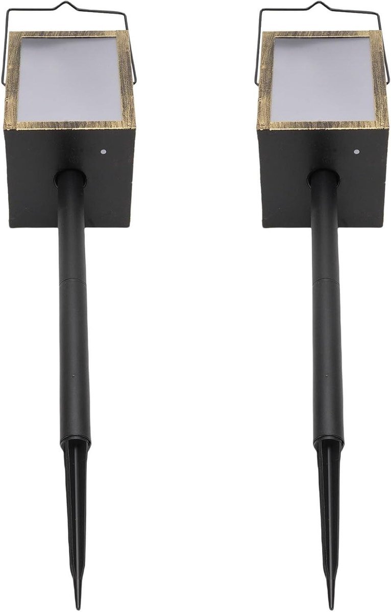 Zonne Tuinlantaarn - Buitenlamp Vintage - Tuin Decoratie - Knipperlicht Modus - 51 cm Hoog - Warm Licht