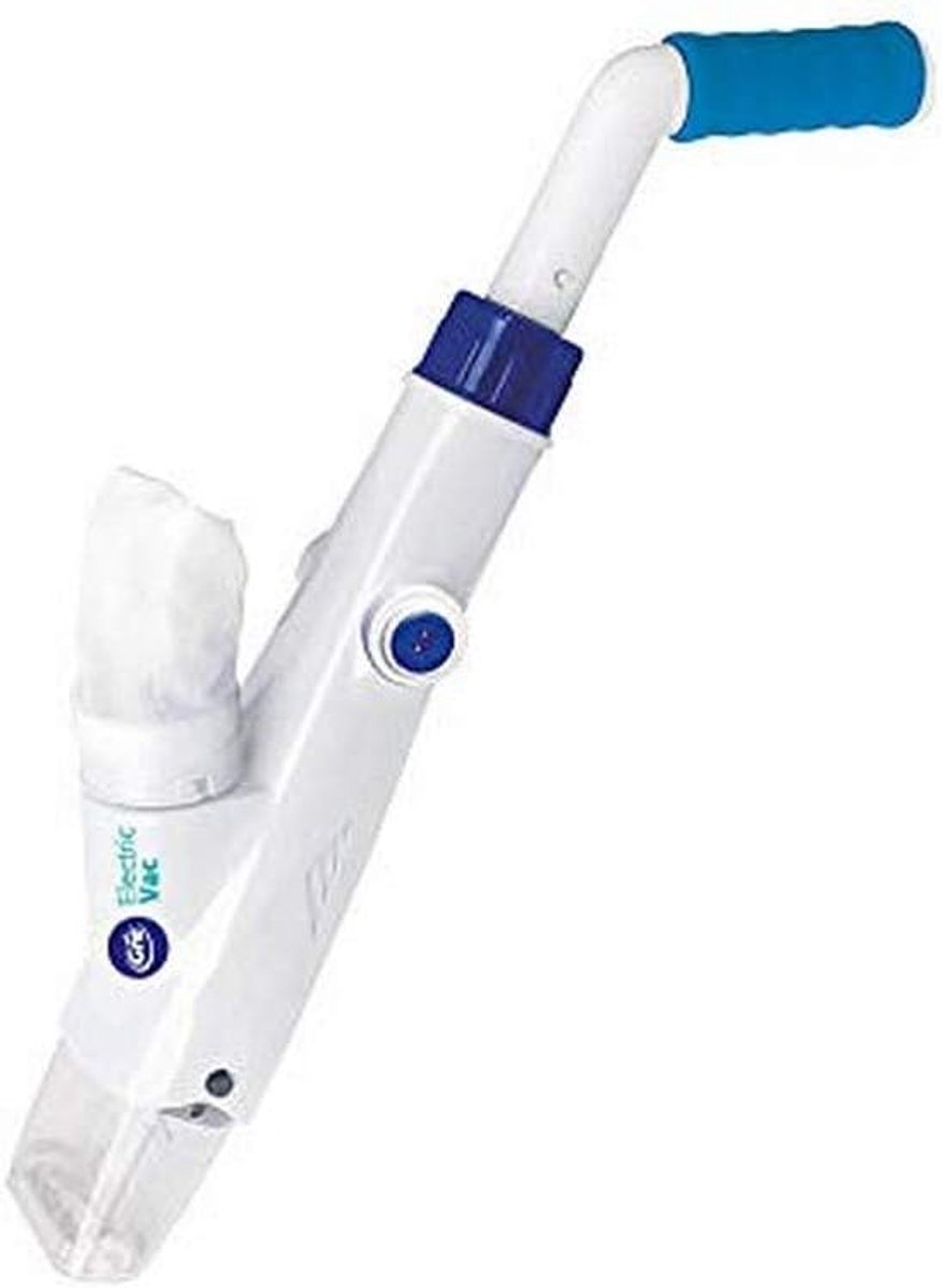 Pool & spa vac elektrische stofzuiger - 60 x 12.4 x 22.6 cm - wit - ideaal voor bovengrondse zwembaden - SnelShoppen