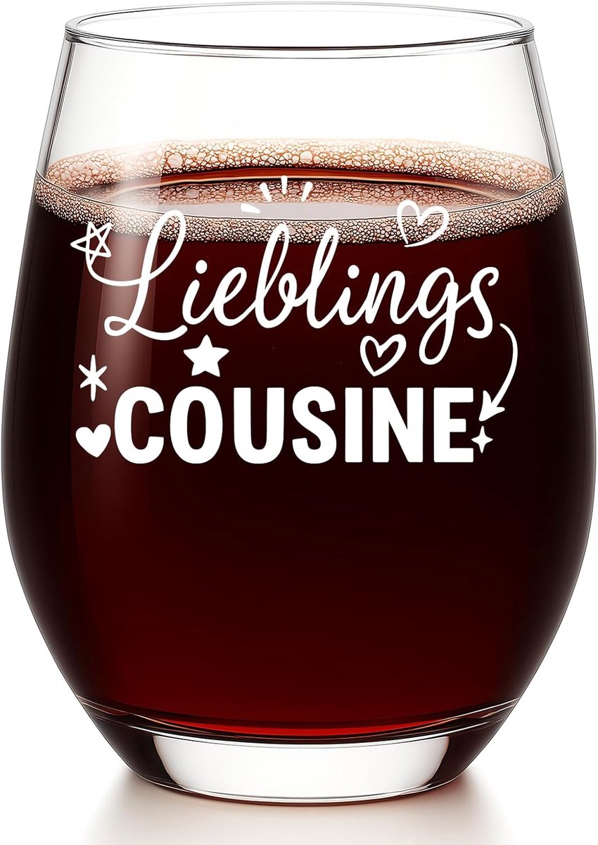 Diztoud Wijnglas met spreuk, lievelingsneef, gepersonaliseerde cadeaus voor beste neven, zus, broers en zussen - ShopVlot