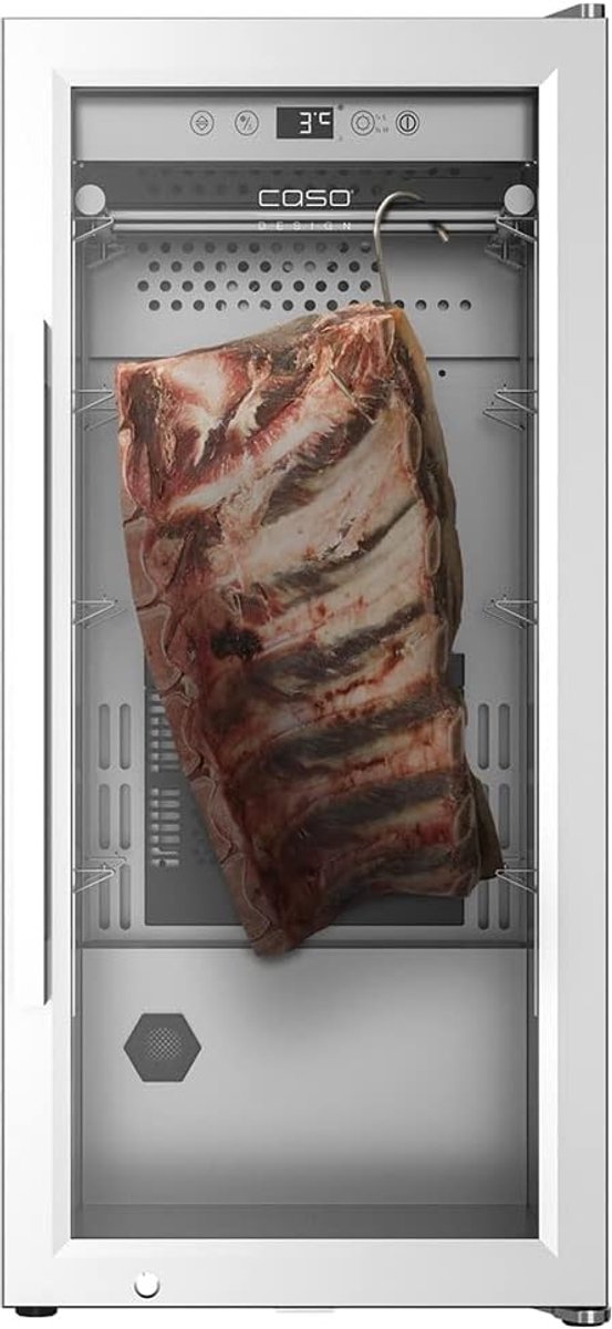 SnelShoppen - CASO Dry Aged Koelkast - Hoogwaardige Rijpingskast met Compressor Technologie voor het Opslaan en Rijpen van Hoogwaardige Vlees en Ander