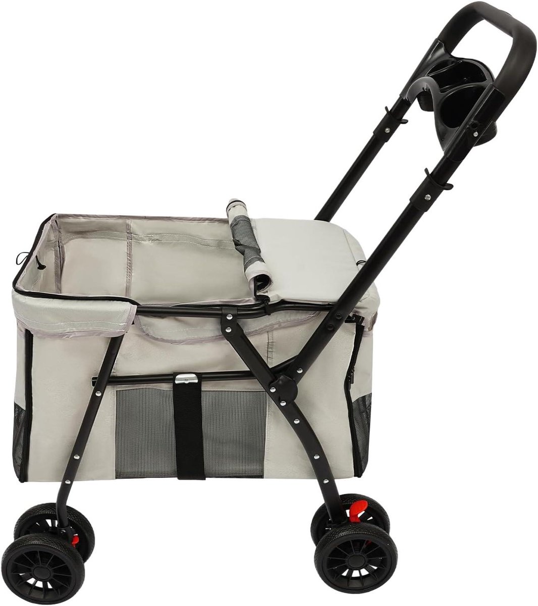 Hondenrugzak met wielen - Dieren trolley - Reizen met huisdier - Opvouwbaar ontwerp