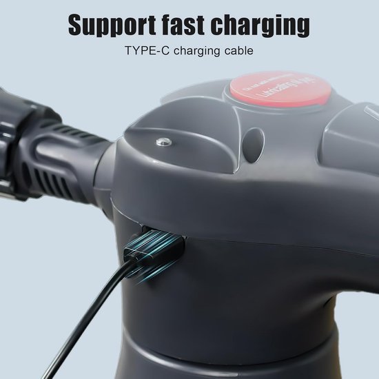 SnelShoppen - Elektrische Schuimsproeier 2 L, 60 PSI, 3 Spray Modus, Accu 2500 mAh, Perfect voor Auto en Tuin Onderhoud — afbeelding 5
