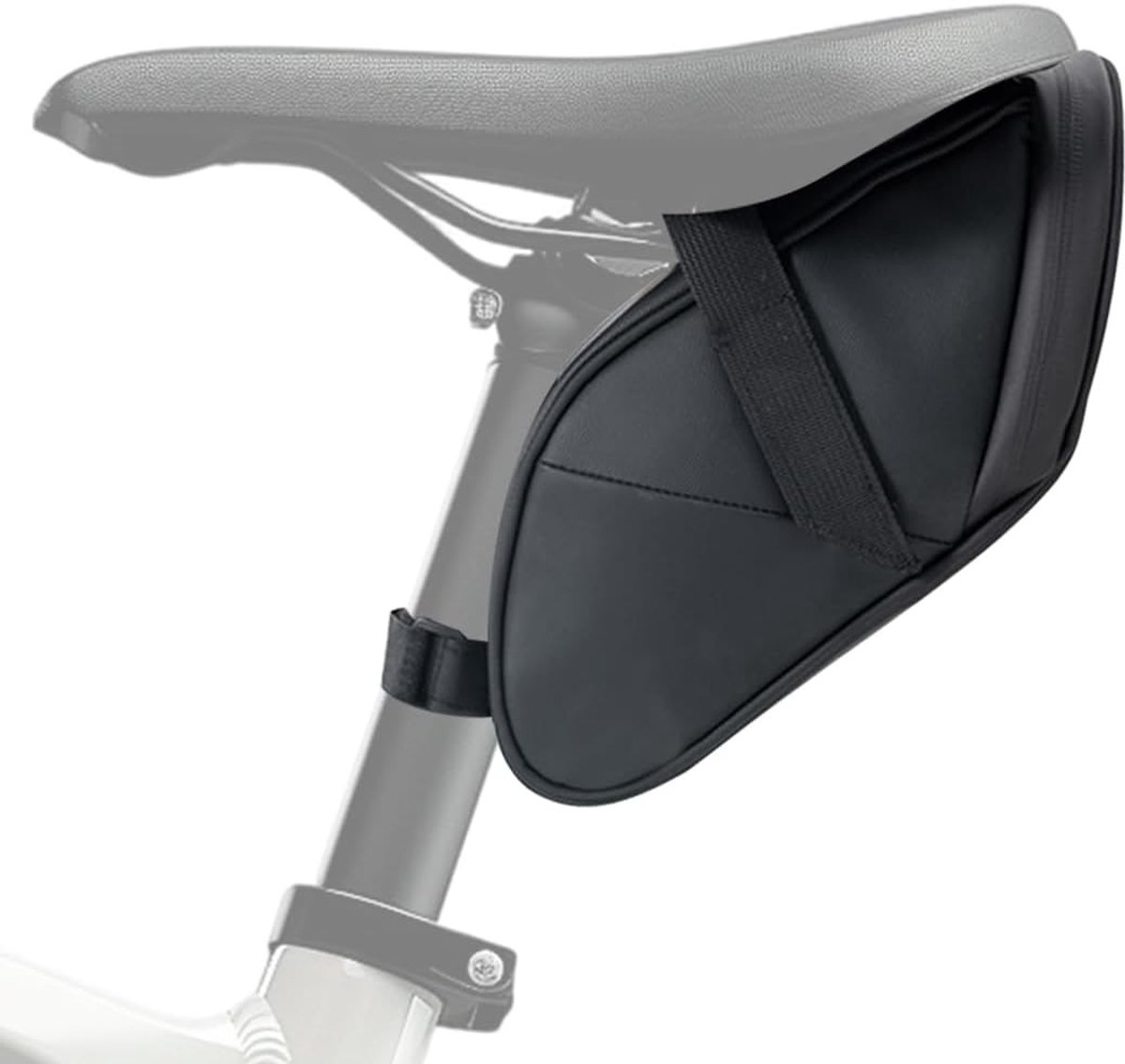 Waterdichte Fietszadel Tas met Reflecterende Elementen voor MTB en Vouwfietsen - Ideaal voor Fietsaccessoires en Verlichting
