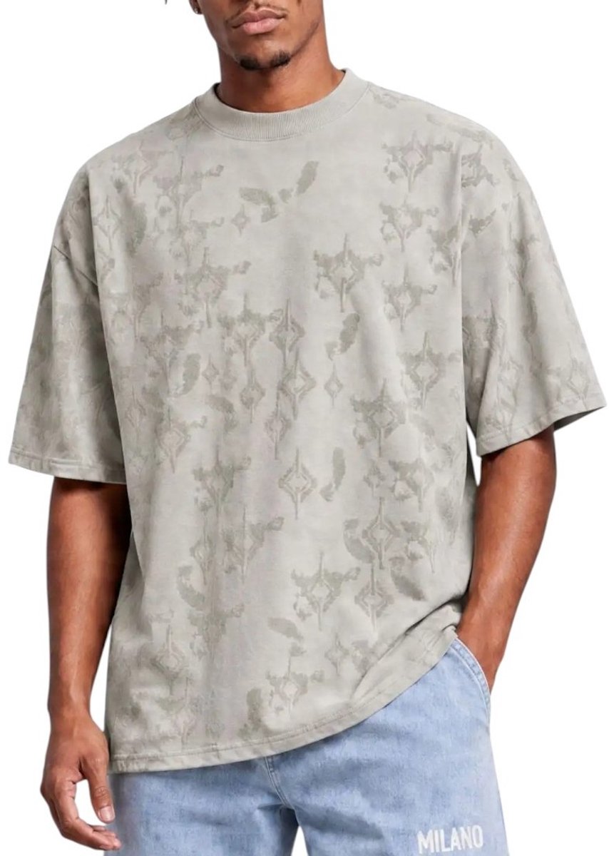 Carlo Colucci Heren T-Shirt Bruin C3583/58