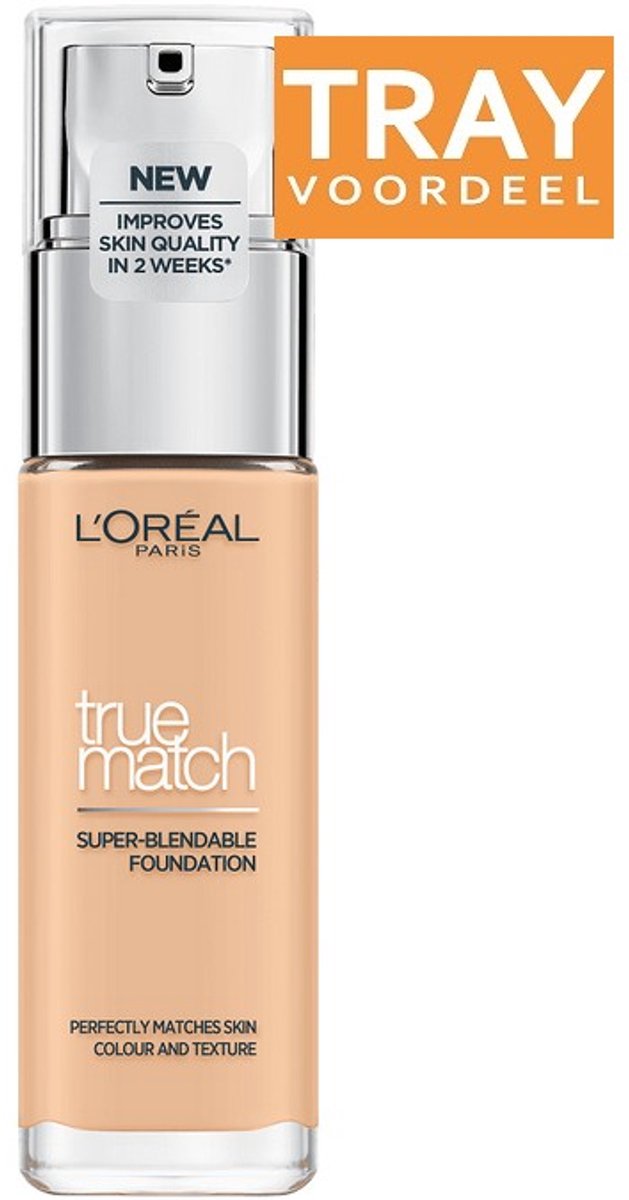 L'OREAL TRUE MATCH 0.5N PORCELAIN FOUNDATION 3 X 30 ML