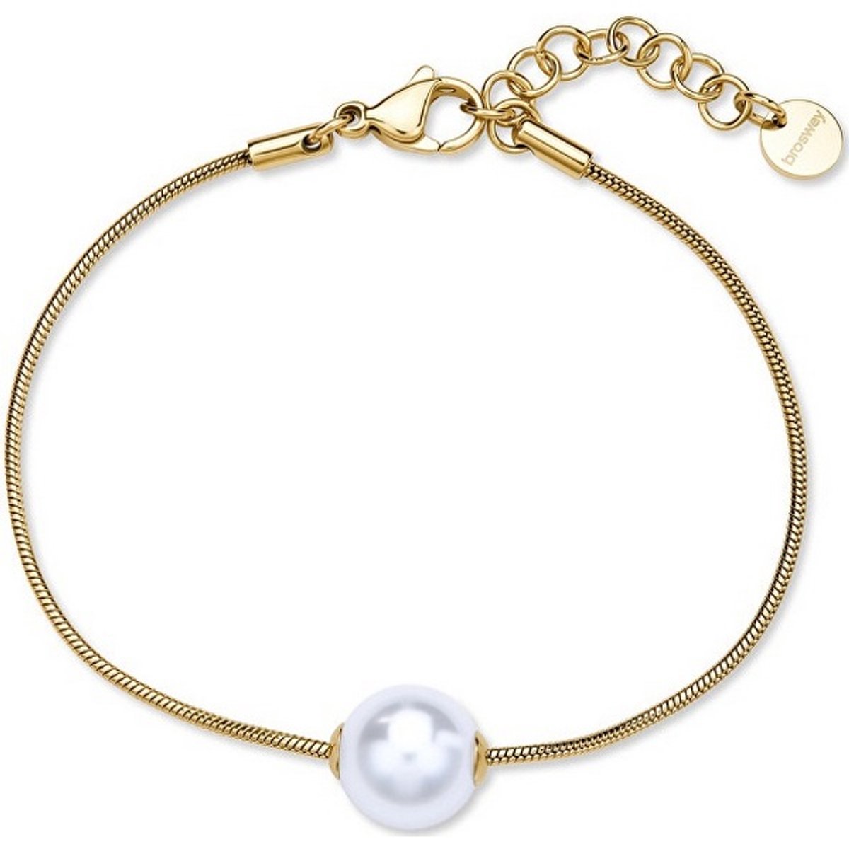 BROSWAY PERFECT BPC53 GOLD-PLATED ARMBAND MET PAREL 1 STUK