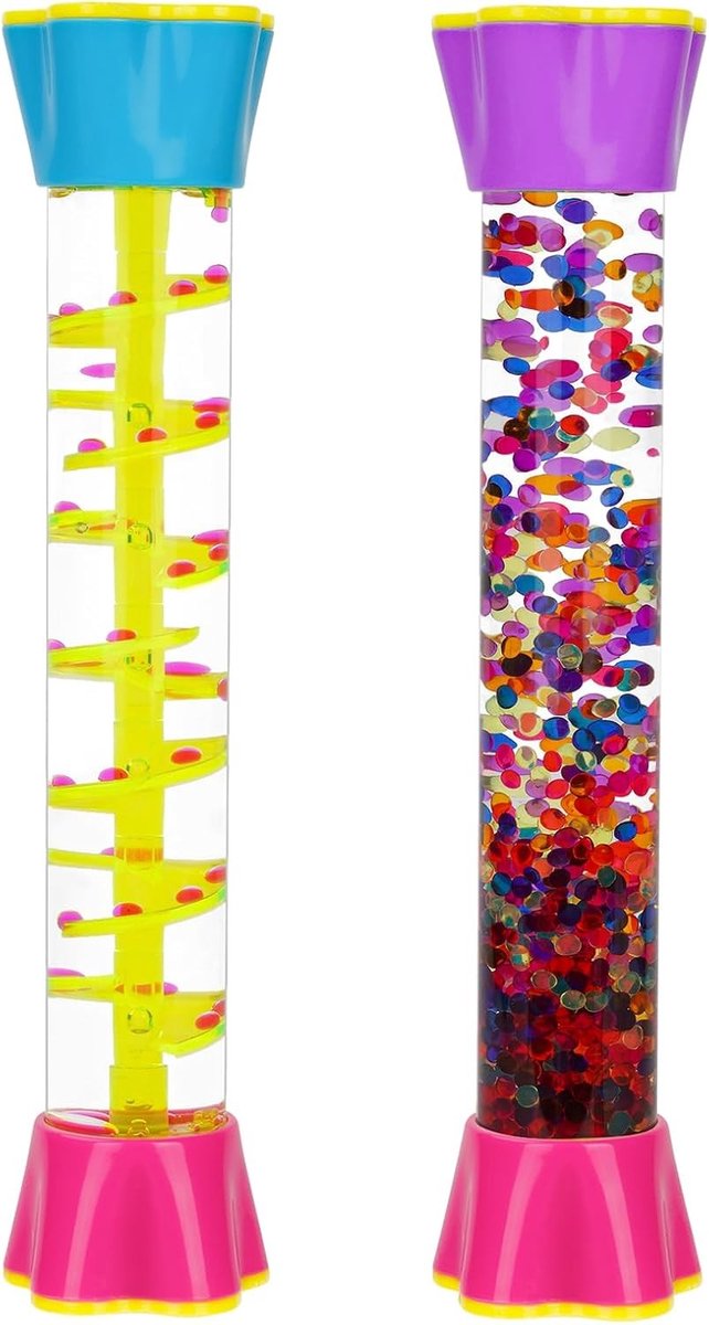 2 x Olie Druppel Zandloper, Decoratieve Zandloper met Olie Druppels, Ontspannende Timer voor Thuis en Kantoor