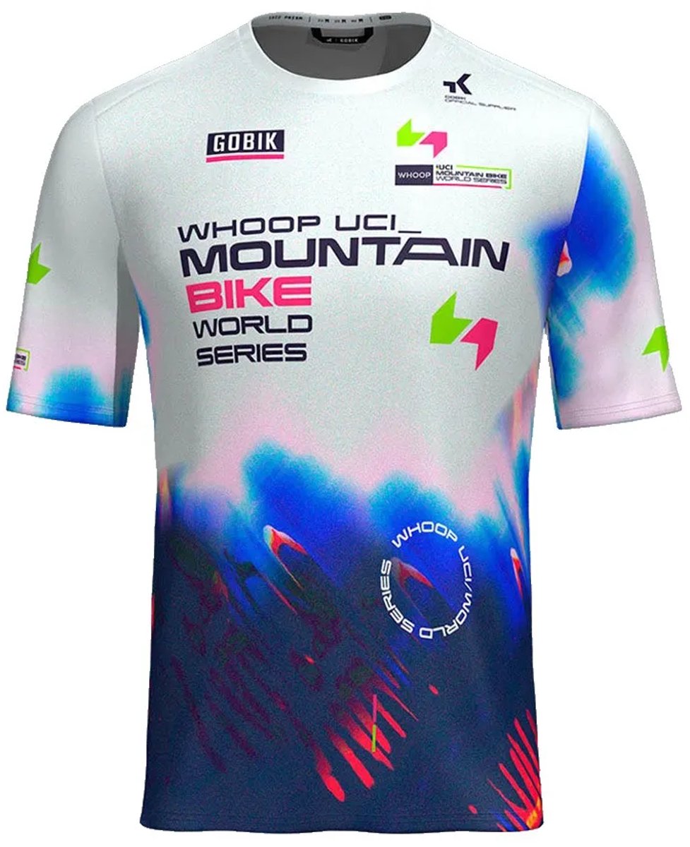 Gobik Prism Mtb World Series 2026 T-shirt Met Korte Mouwen Wit S Man