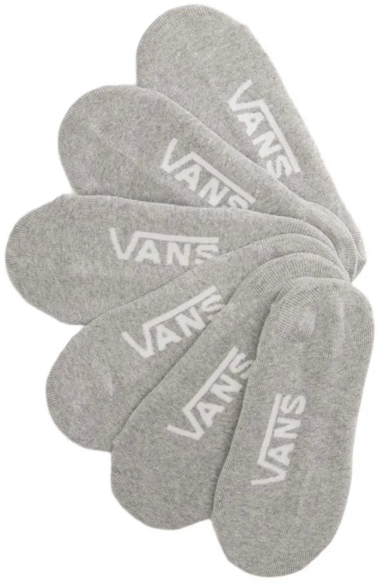 Vans Classic Onzichtbare Sokken 3 Eenheden 1/2-47 Grijs
