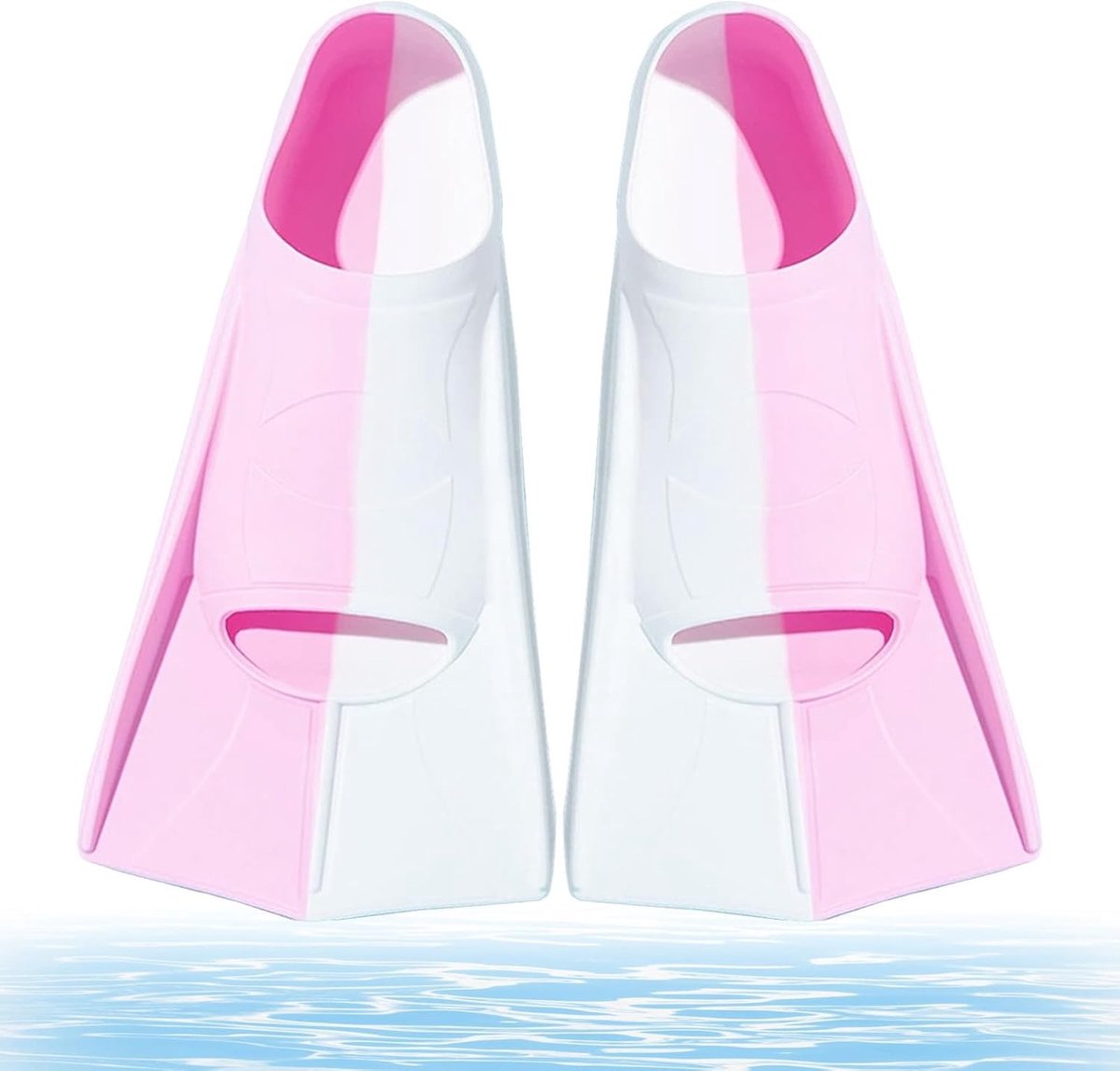 Comfortabele Silicoen Vinnen voor Kinderen, Korte Vinnen voor Snorkelen en Zwemtraining, Ideaal voor Waterplezier en Activiteiten