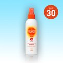 VISION Everyday Spray SPF 30 zonnebrandcrème met oranje dop.