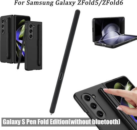Fold 5/Z Fold 6 Stylus voor Samsung Galaxy Z Fold 5/6 Stylus Pen voor Samsung Galaxy Z Fold 5/6 S Pen Fold Edition + 2 Tips/Nibs (zwart) — afbeelding 4