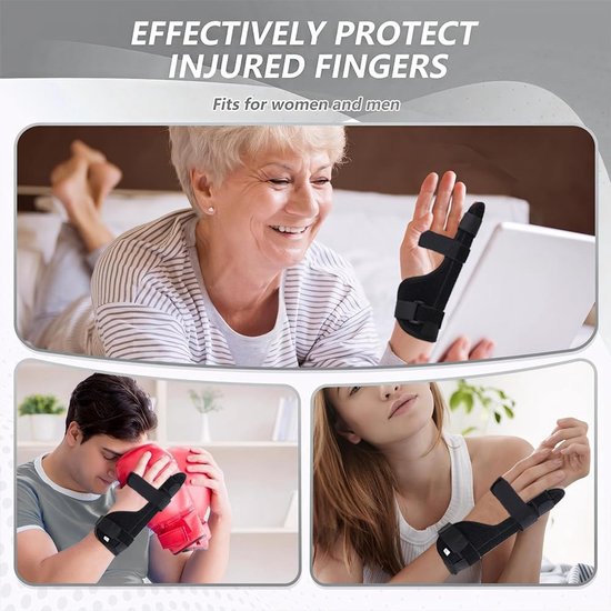 Pink Spalk Polssteun Brace Vingerspalk Handbrace Vinger Ondersteuning Voor Pink en Pols Verstelbare Fixatie Voor Dagelijks Gebruik Links en Rechts (L) — afbeelding 5