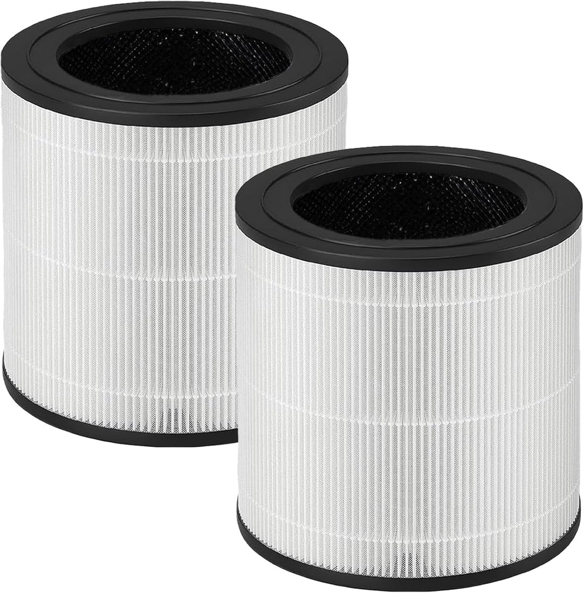 Vervangingsfilter voor Philips 600-serie AC0650/10 AC0651/10 luchtreiniger, 3-in-1, H13 True Hepa met zeer efficiënte actieve kool en voorfilter - vervanging luchtfilter FY0611/30 (2 stuks)