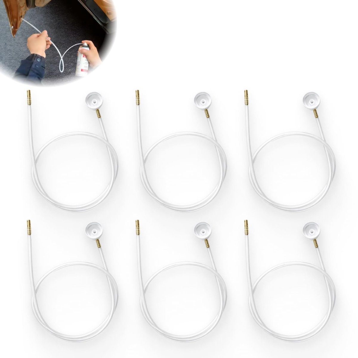 SolidKeus - Accessoire Set met 6 Holle Ruimte Probes voor Spuitbussen