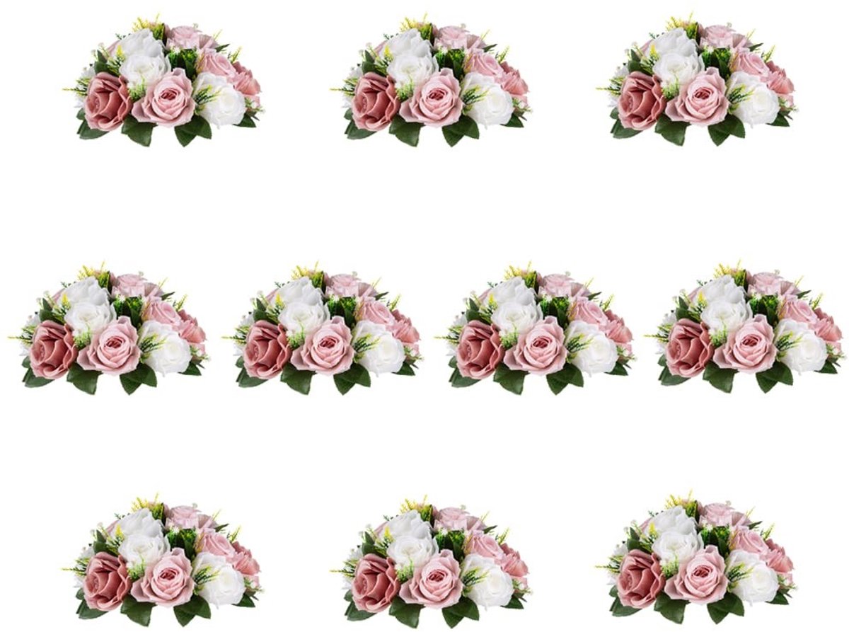 SolidKeus - Kunstbloemen Set van 10 voor Bruiloft en Decoratie