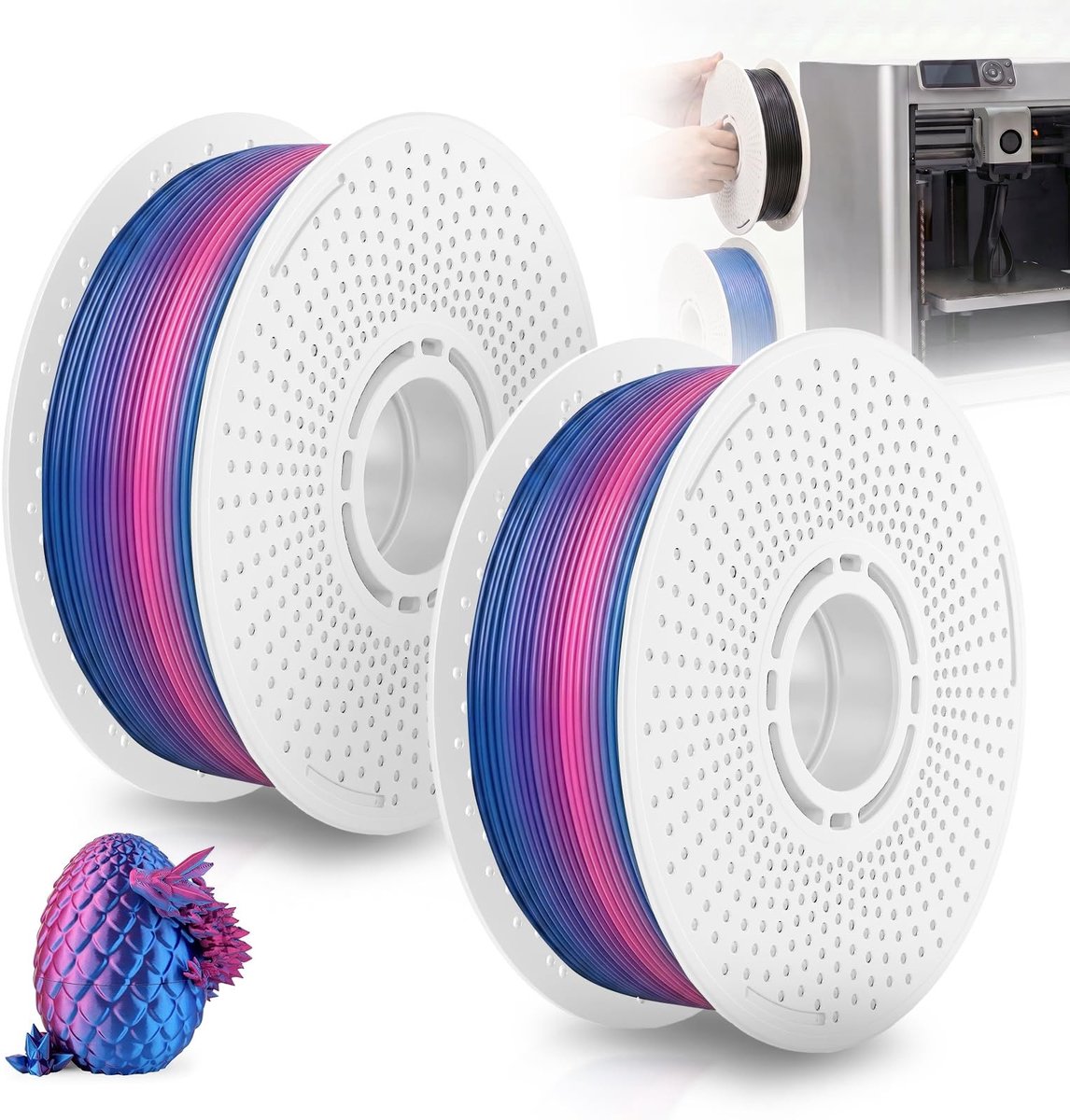 SolidKeus - Herbruikbare 3D Printer Spoel voor Filament