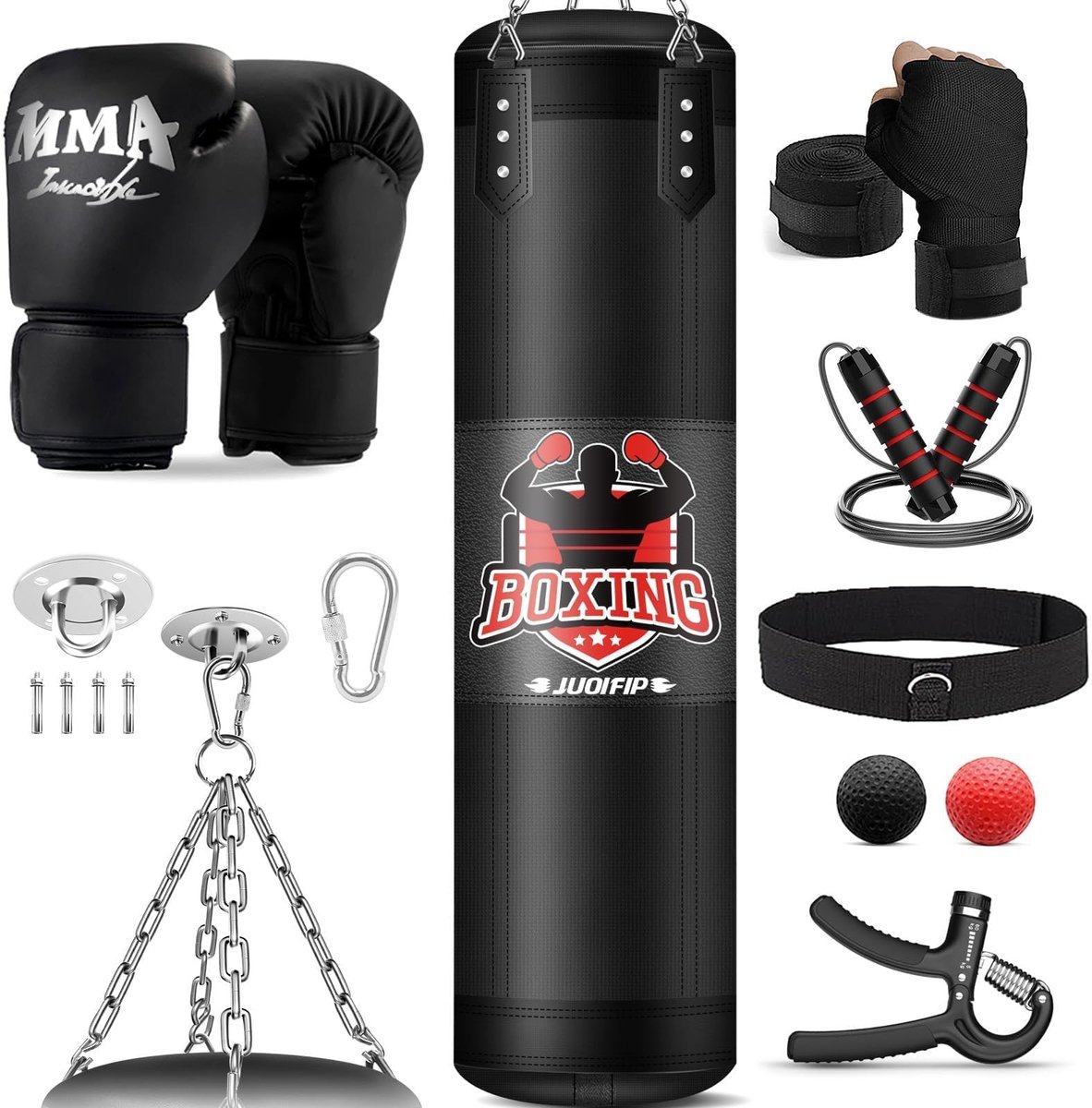 SolidKeus - 4FT Bokszak Set met Handschoenen