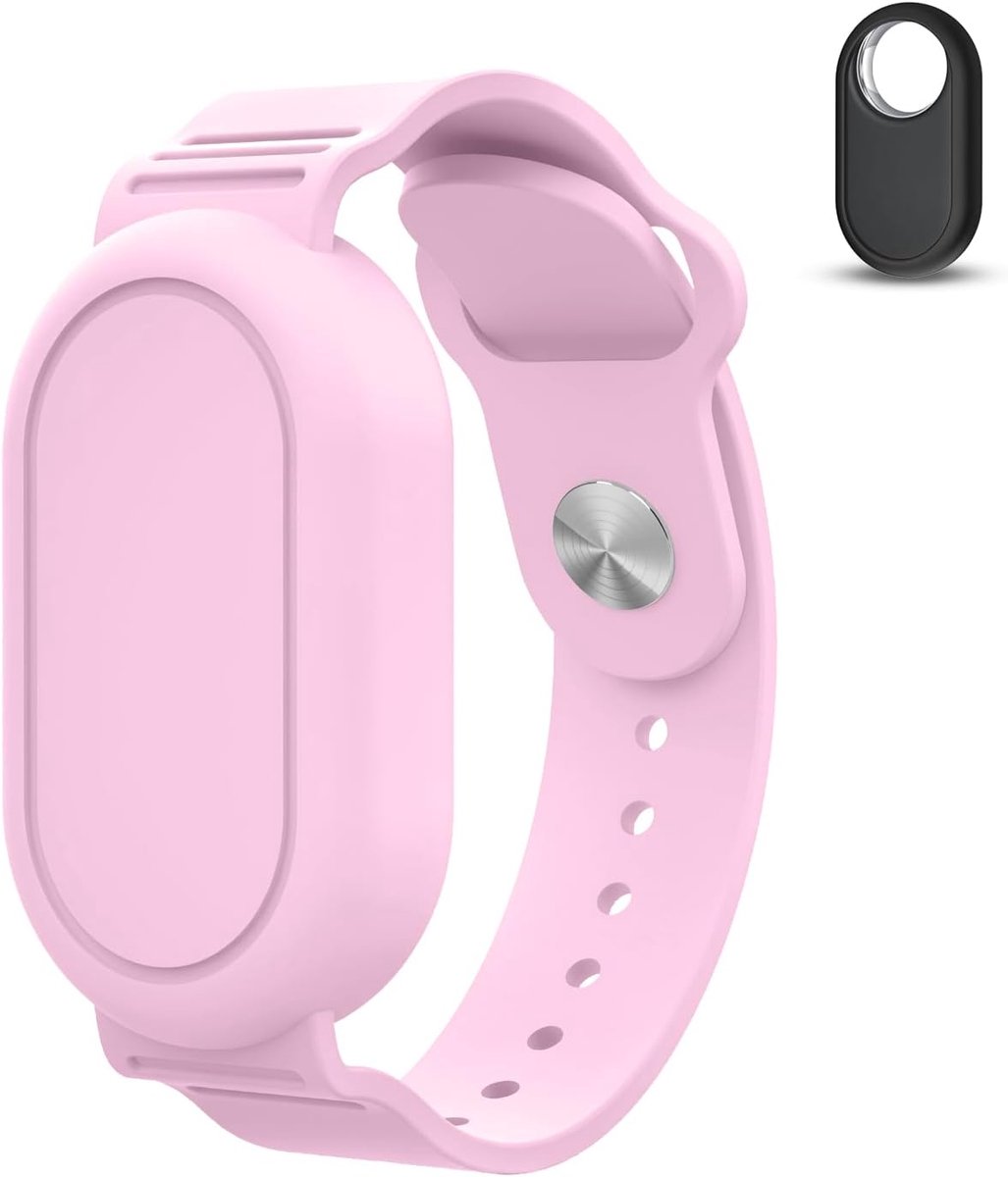 Armband voor Samsung Galaxy SmartTag2, Waterdichte zachte Siliconen | Horlogeband, Polsbandjes, Volledig Dekkend Ontwerp, verstelbaar, voor Kinderen, Ouderen