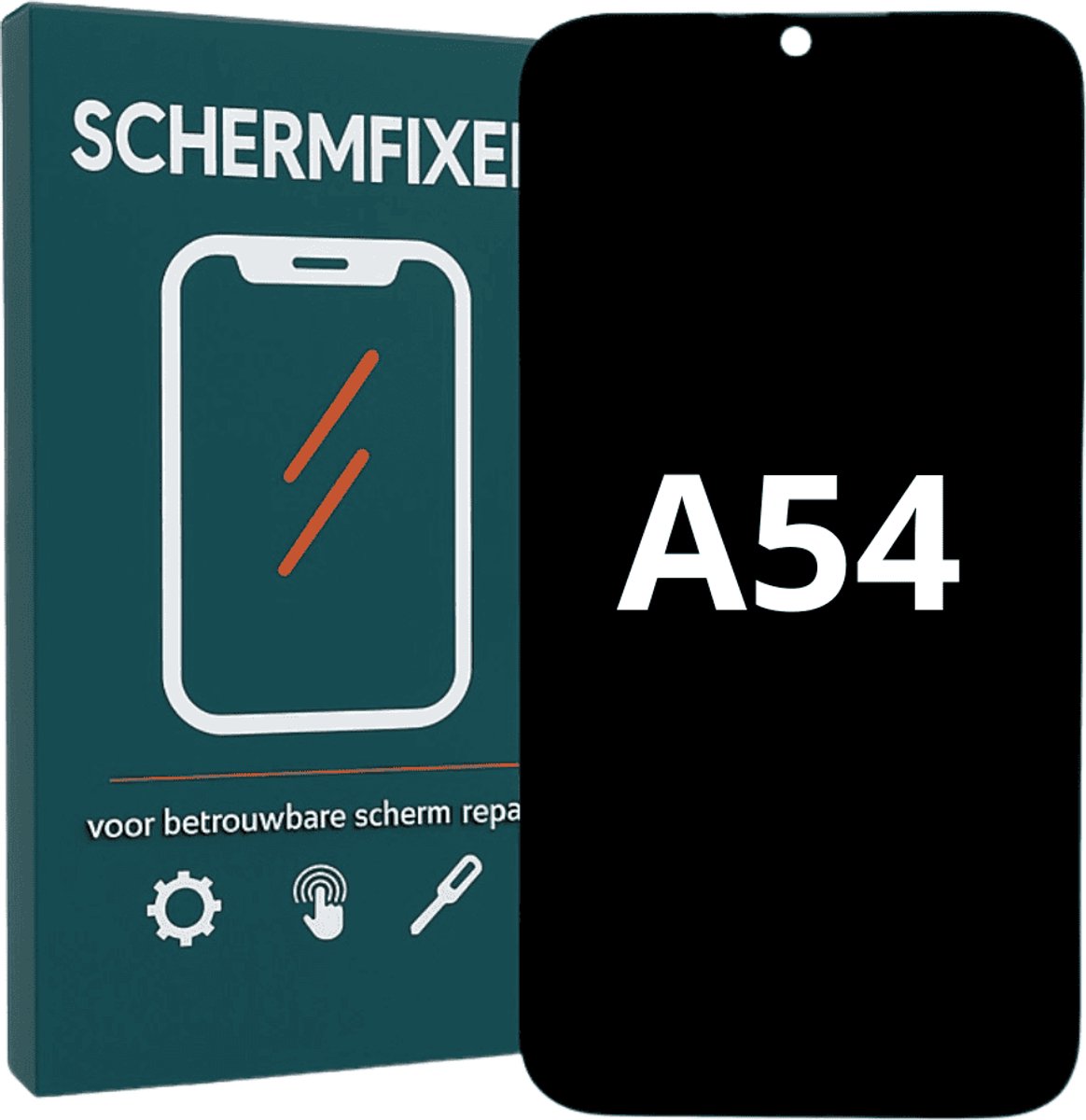 Samsung Galaxy A54 Scherm met Frame - LCD Display - A+ Kwaliteit - Zwart