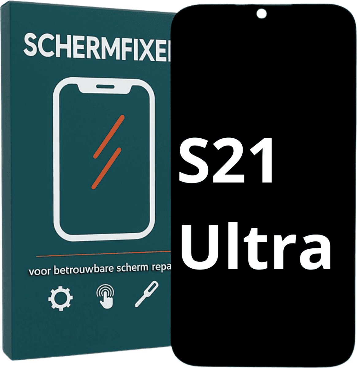 Samsung Galaxy S21 Ultra Scherm met Frame - LCD Display - A+ Kwaliteit - Zwart
