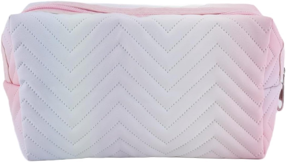 Cosmetische tas reistoilettas draagbare cosmetische grote capaciteit multifunctionele opbergtas reisorganizer (roze)