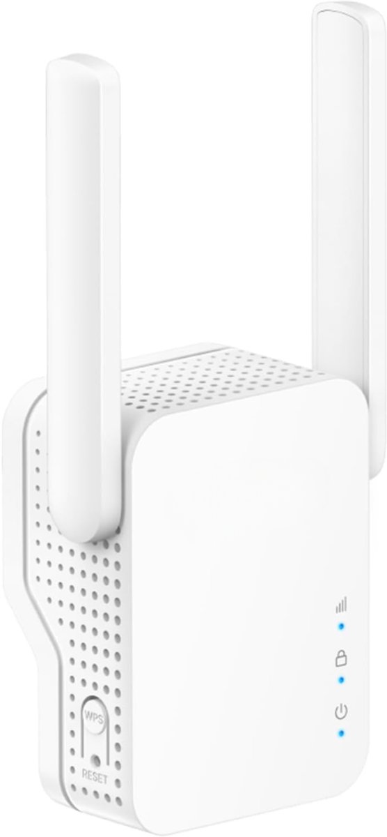 Ploutos® WiFi Versterker - WiFi Booster - WiFi Versterker Draadloos - WiFi Versterker Stopcontact - Wit - 4cm x 6cm x 8cm