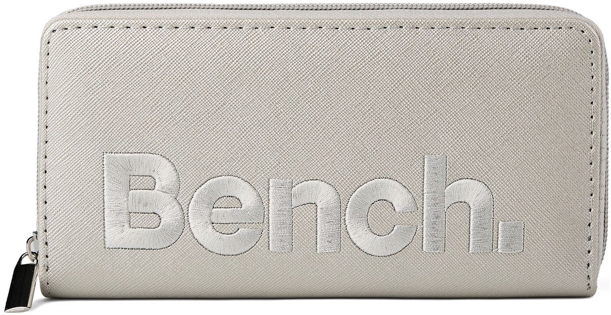Bench Portemonnee 19 cm - Dames - Horizontaal - silber