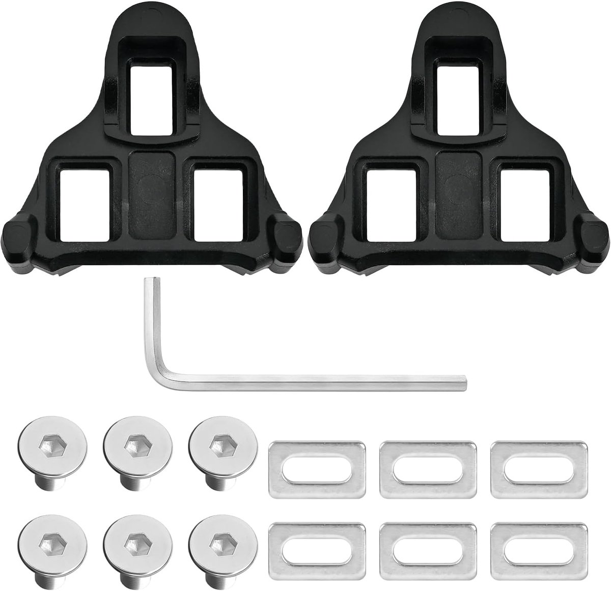 SPD-SL Compatibele Fietsschoenplaatjes - Antislip Cleat Set voor Race- en Indoor