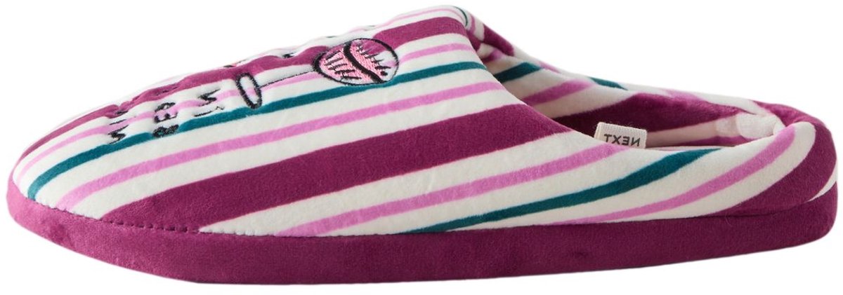Next - Dames - Muilpantoffels met versiering - Roze