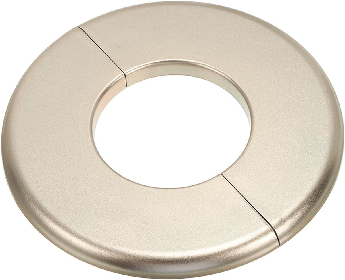 Muur Split Flens 51 mm, ABS Ronde Zelfklevende Rozet Plaat Gespen Waterpijp Cover voor Keuken Badkamer Arm Pijp Kraan Decoratie, Goud