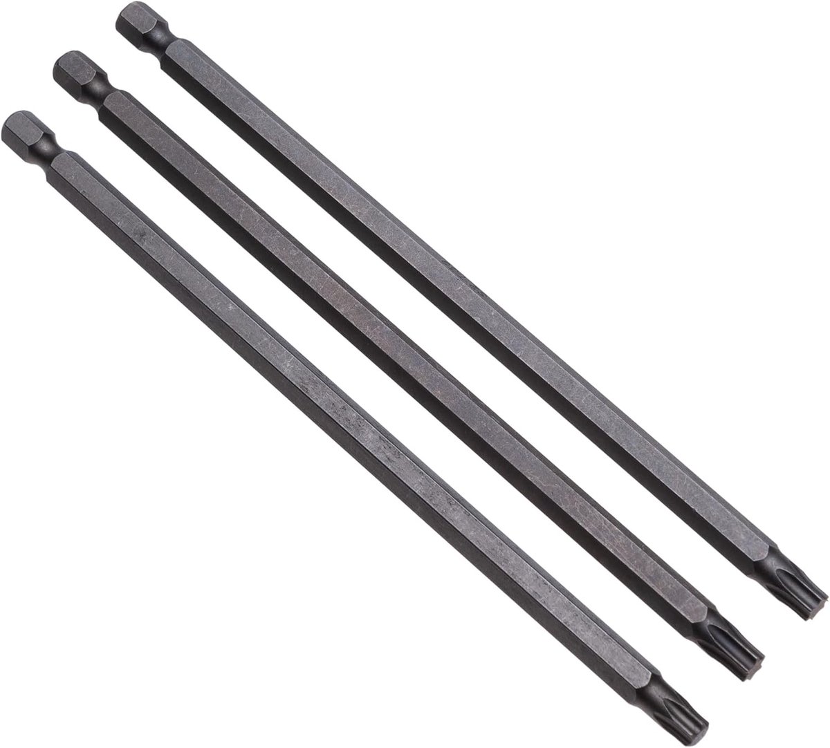 20 Lange Torx Bit, 20mm x 350mm Extralong Magnetic Security Screwdriver Bit, Forged S2 Steel Torx Head with Star Shaped Tip, Extended Torx Bit for Drill Driver and Electric Screwdriver (3 pcs)