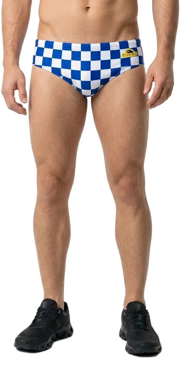 Turbo Squares Wp Zwemslip Blauw S Man