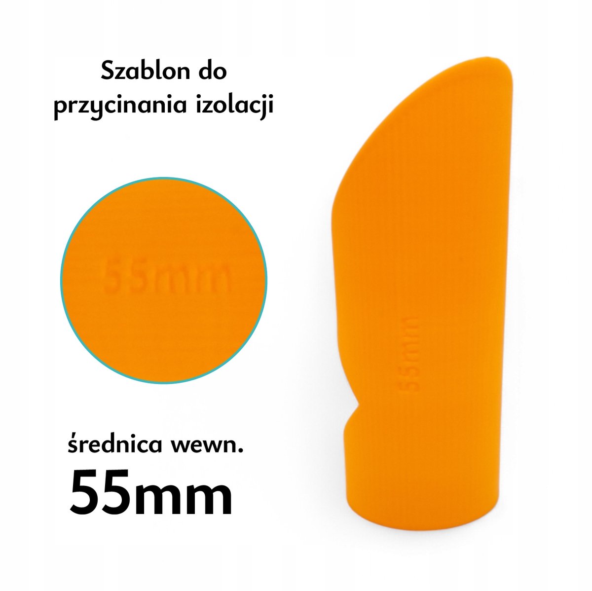 55mm Isolatiebuis Snijmal - Precisie voor Installaties