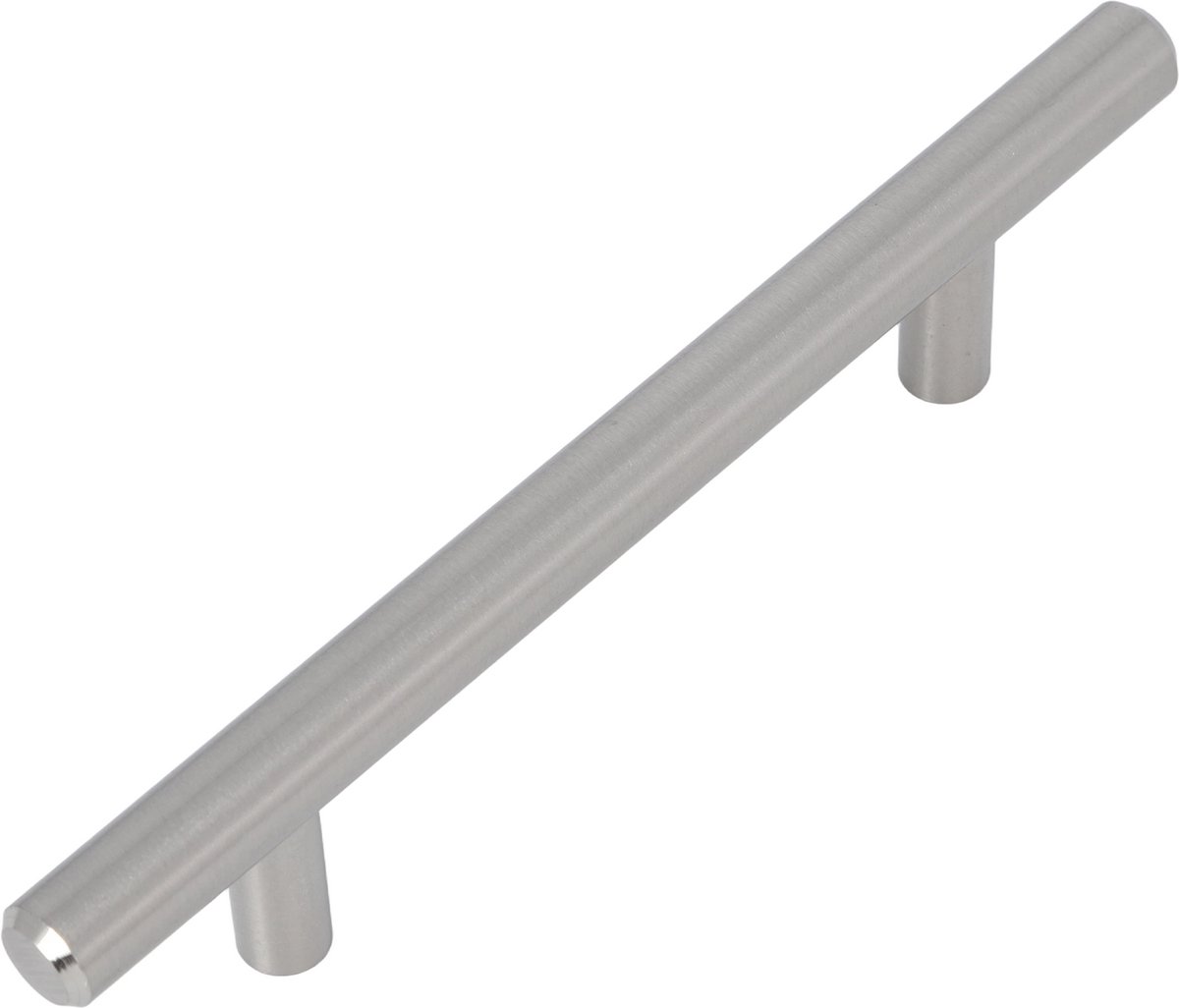 Meubelgreep Mila geborsteld RVS 156mm rond - Boorafstand 96mm