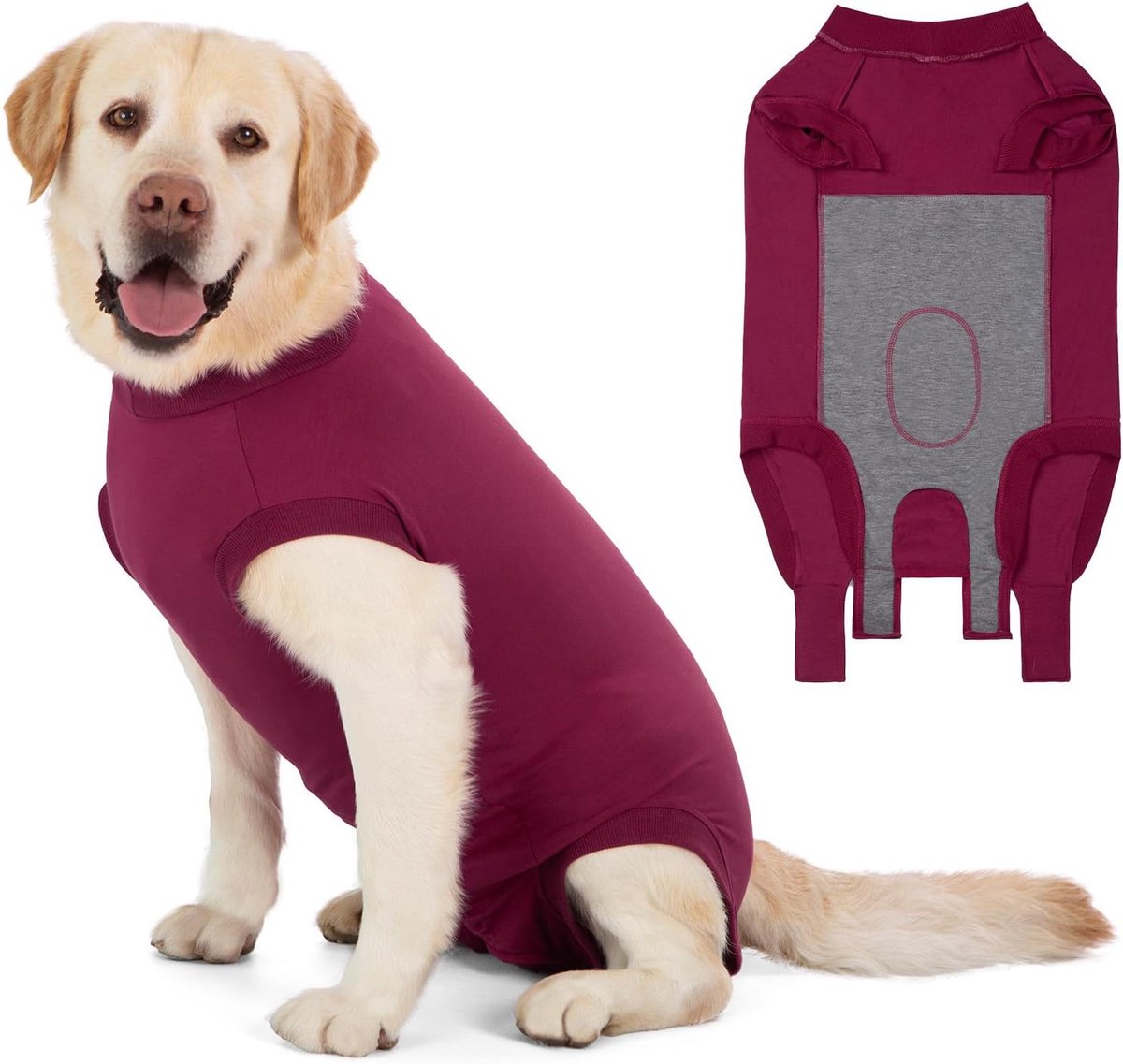 Herstel Pak Vrouwelijke Spay Operatie Hond Body Suit Na Operatie Mannelijke Honden Chirurgische Herstel Onesie Medisch Vest Post Op Honden Operatie Shirt Cone Alternatieve Anti Lick