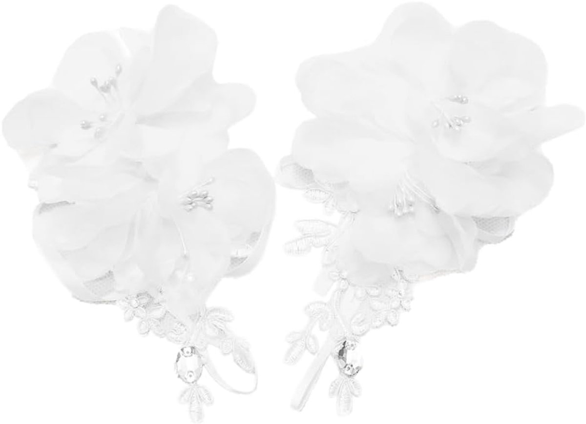 Handschoenen, elegante bruidshandschoenen, vingerloze handschoenen, kort, bloemen, kant, bloemenpols, vintage, bruiloftshandschoenen voor bruiloftsfeest, opera, diner, party, rood