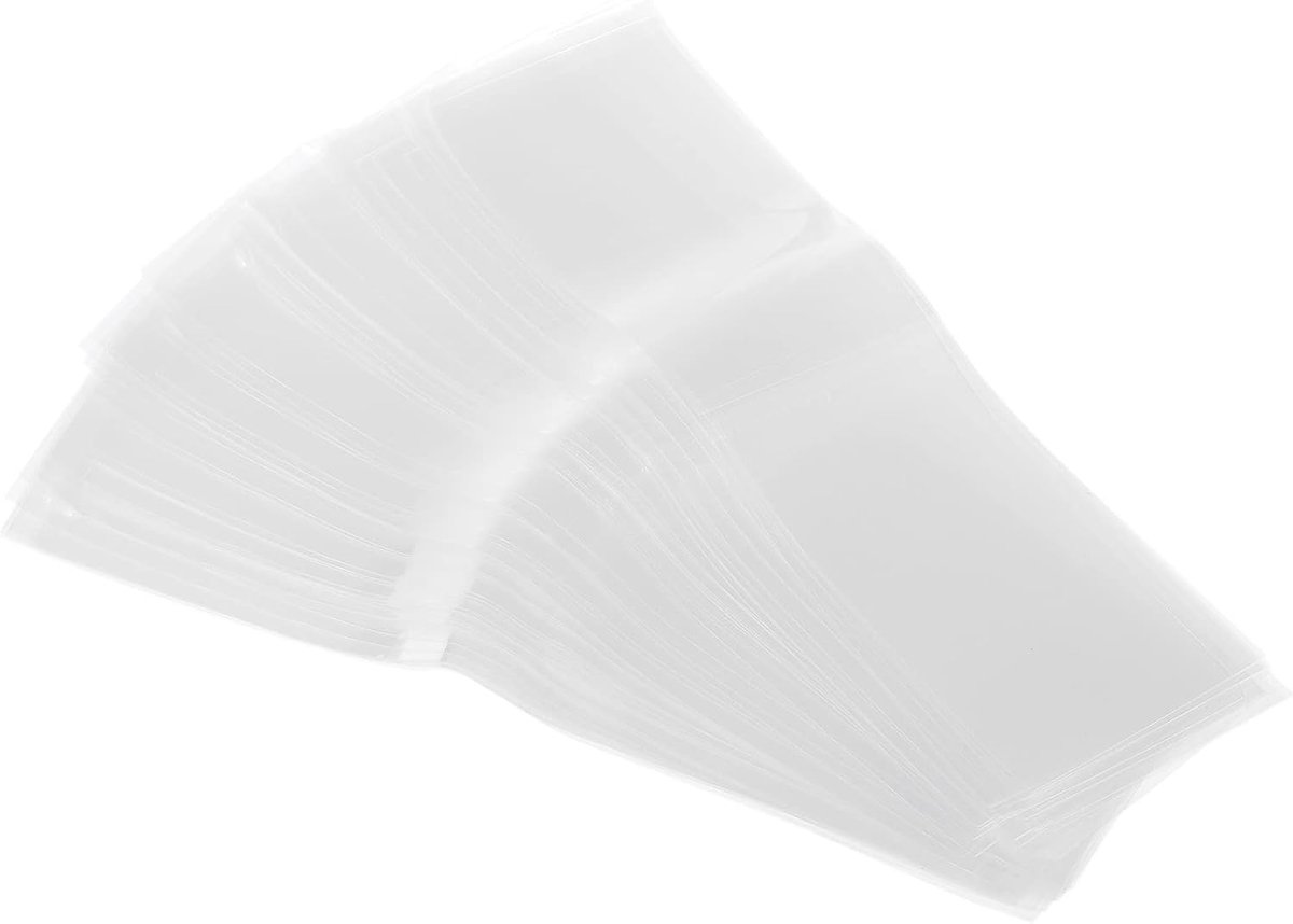190 x 50 mm, geperforeerde intrekbare banden, 250 pakketten van pvc, intrekbaar, voor blikjes, aanpasbaar, diameter 11,9 cm tot 11,9 cm, transparant