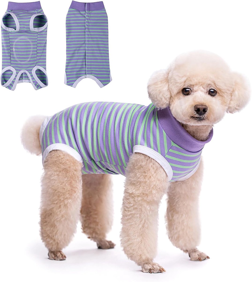 Herstelpak voor honden, chirurgische bodysuits, buikwondenbeschermer voor vrouw en man, alternatief voor hondenkegel en E-kraag, chirurgische onesiepakken voorkomen likken, voor kleine
