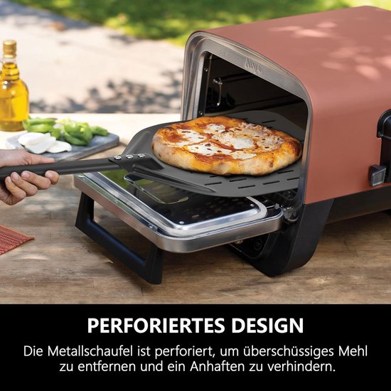 Pizzaschep, 30 x 39 cm oppervlak, pizzaspatel, temperatuurbestendig voor pizzaoven — afbeelding 3