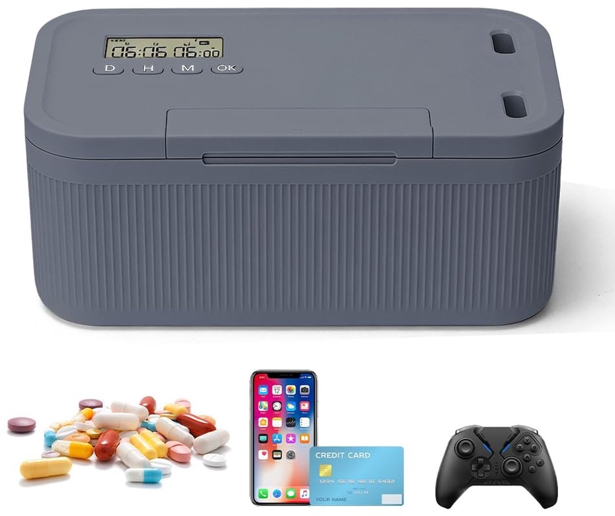 SolidKeus - Veilige Timed Lock Box voor Waardevolle Items