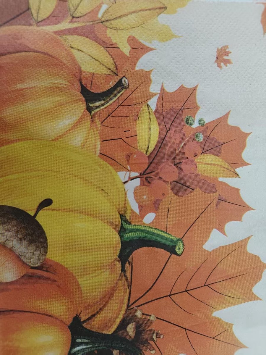 SolidKeus - Set van 20 Herfstservetten voor Tafeldecoratie