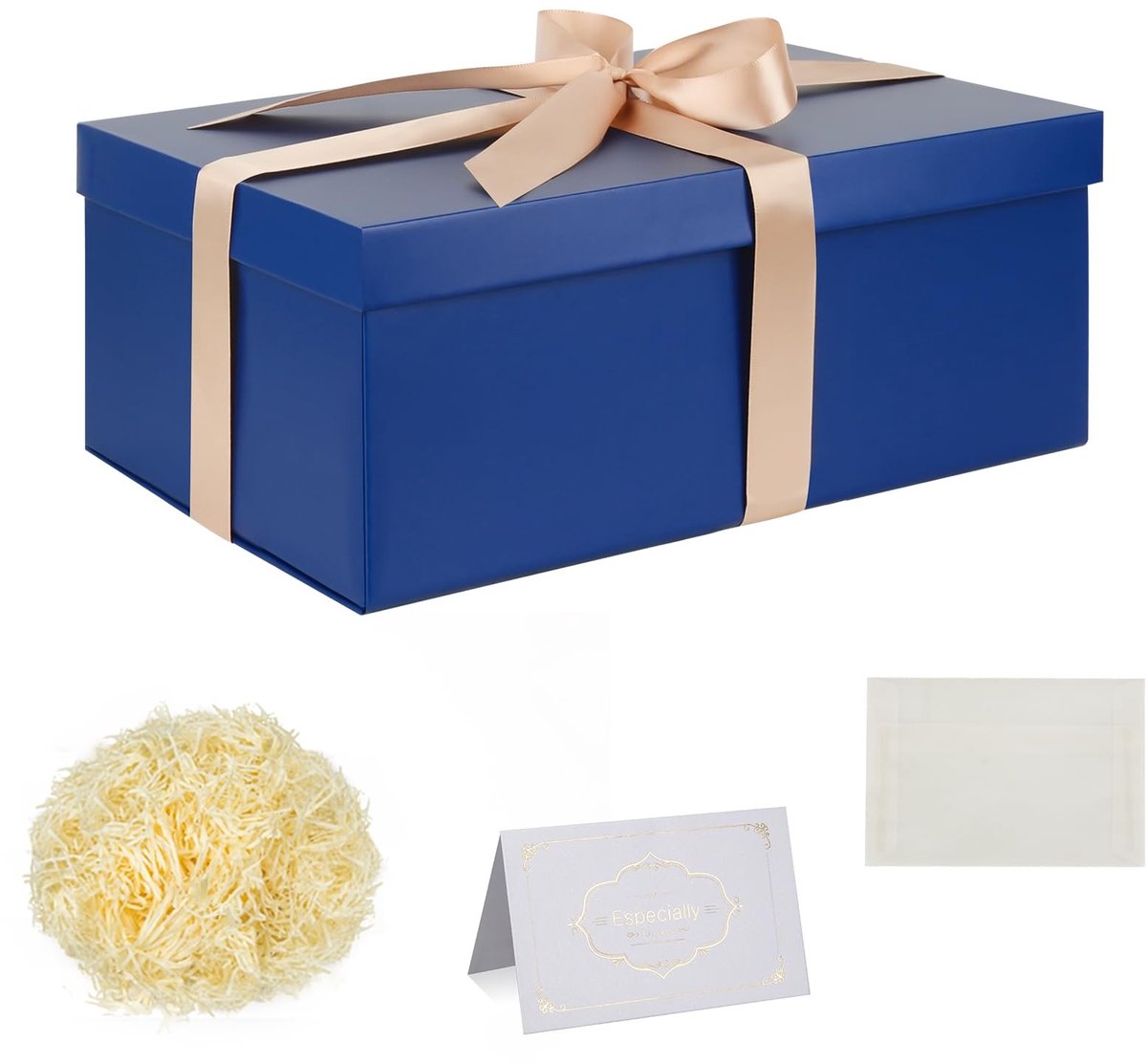 SolidKeus - Blauwe Geschenkdozen met Deksel voor Diverse Gelegenheden